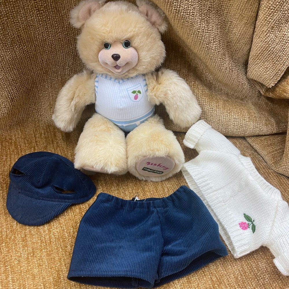 Fisher-Price Briarberry vintage Ben Berry Bear with outfit - Picture 6 of 8